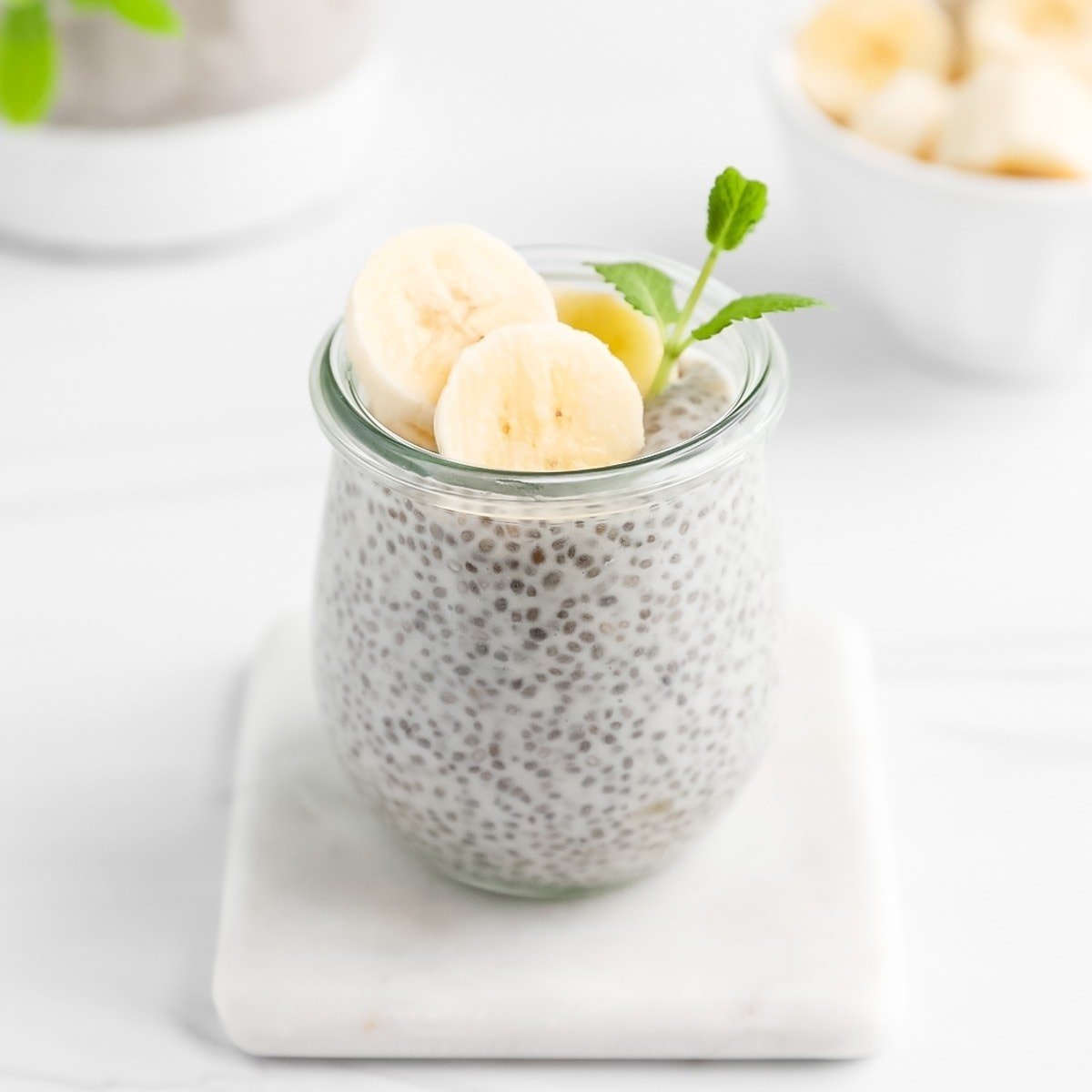 Banana Chia Seed Pudding