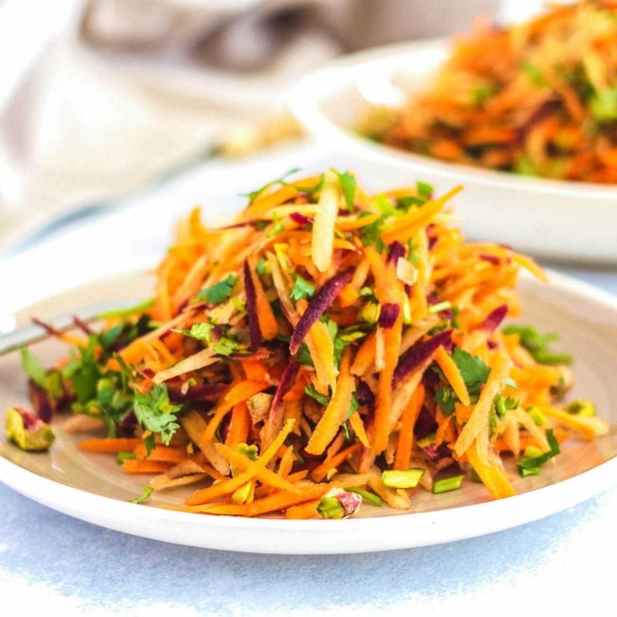 Carrot Salad With Sesame Maple Vinaigrette