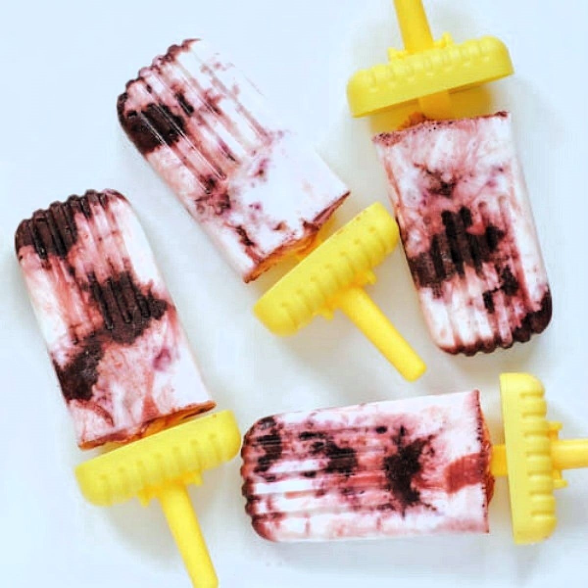 Cherry Cheesecake Popsicles With Shortcake Crumb