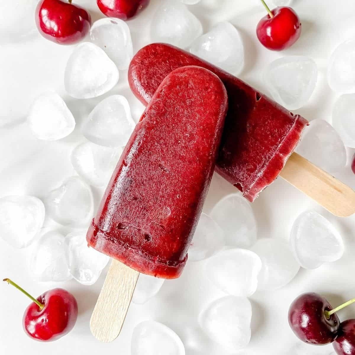 Cherry Mango Popsicles