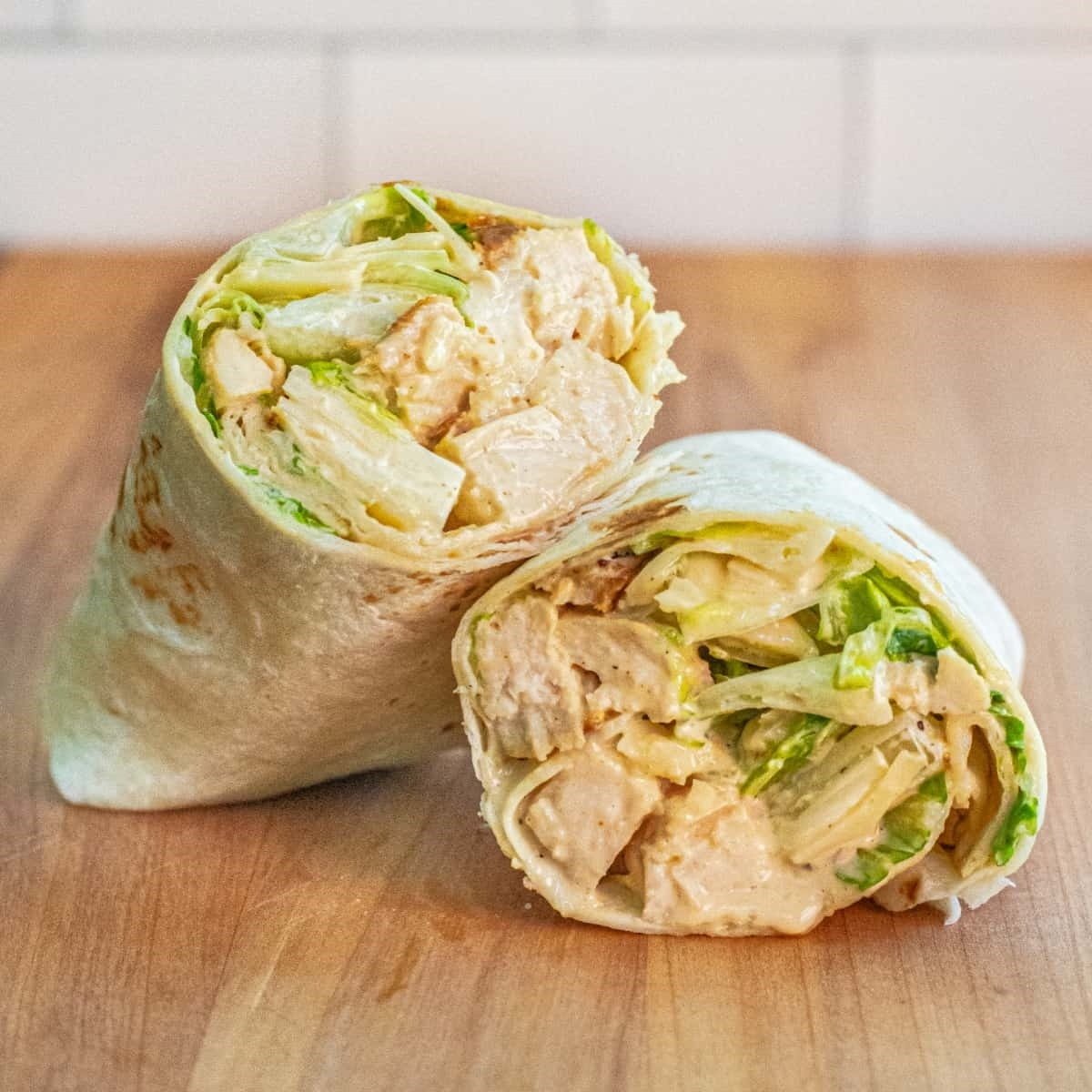 Chicken Caesar Salad Wrap
