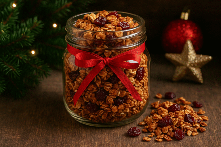 Homemade Holiday Gift: Cranberry Granola Recipe