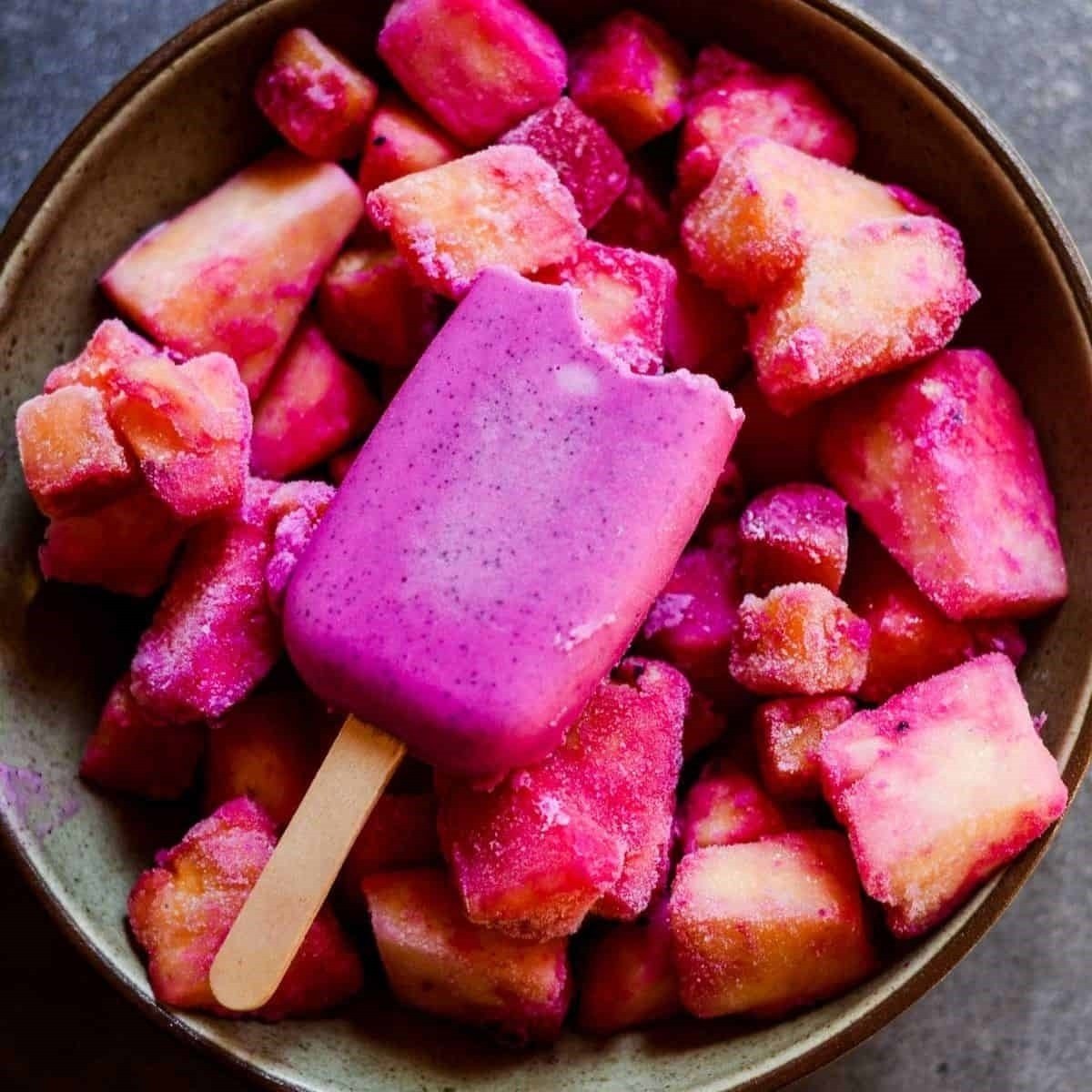Dragon Fruit Popsicles