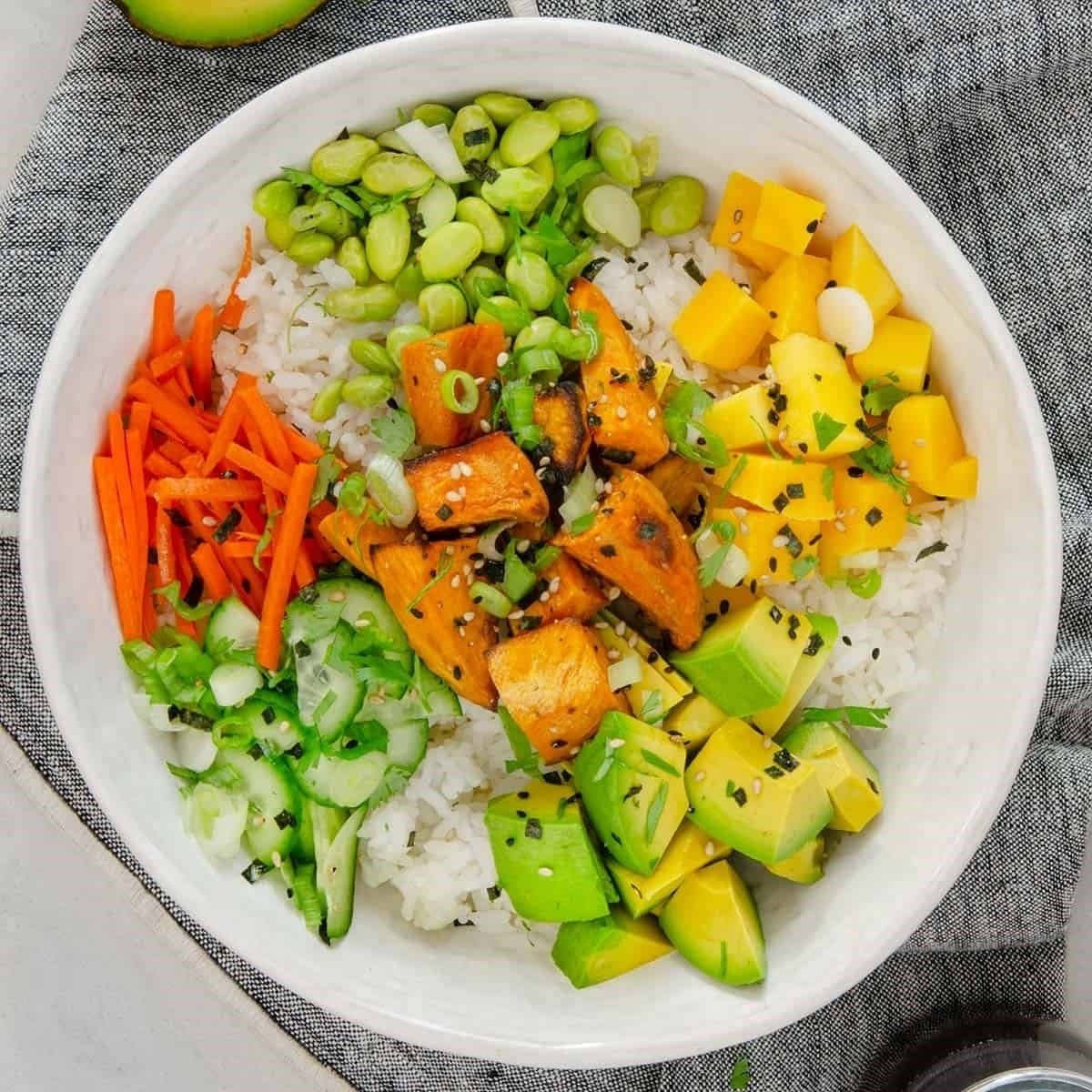 Easy Deconstructed Sushi Salad Bowl