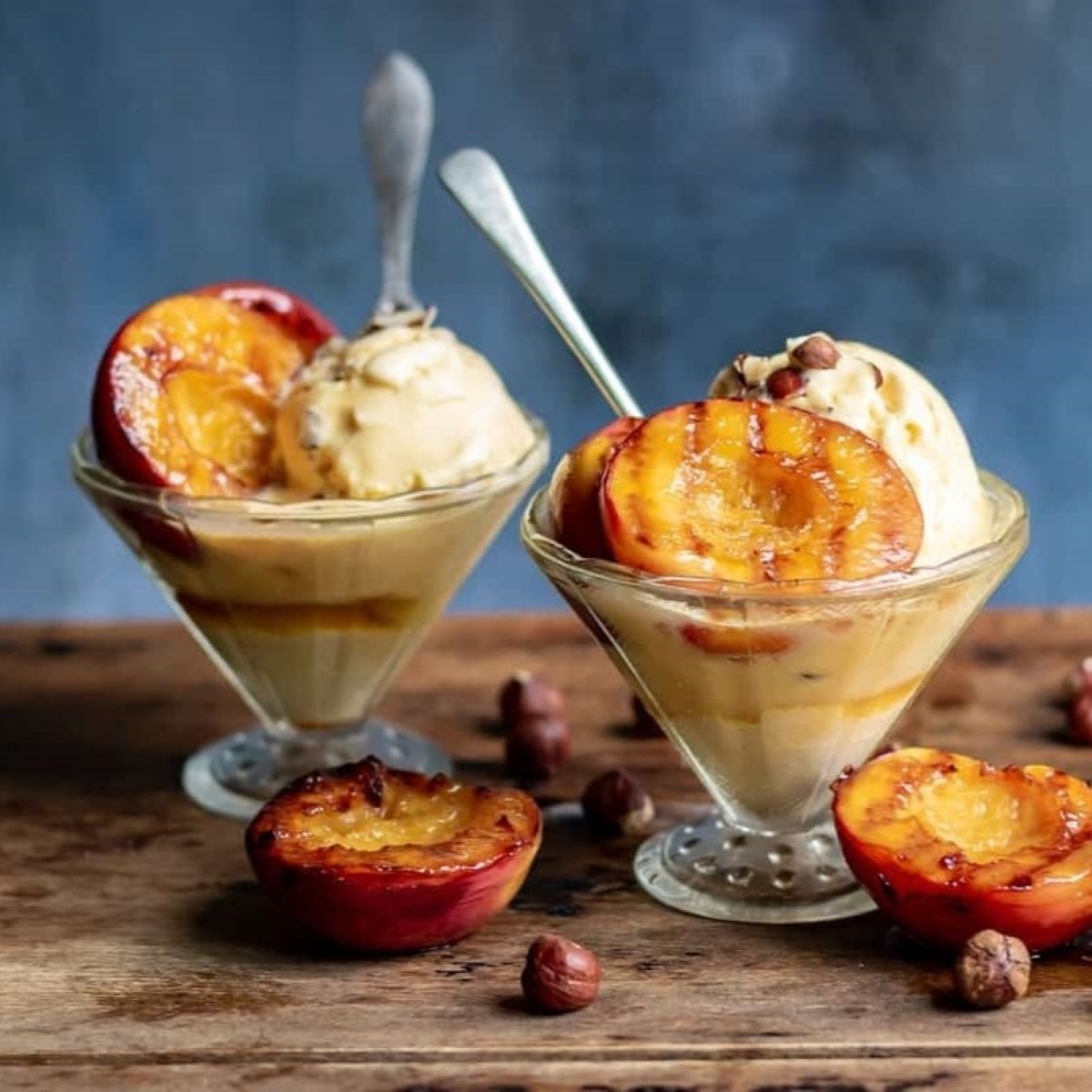 Grilled Nectarines Grilled Nectarines