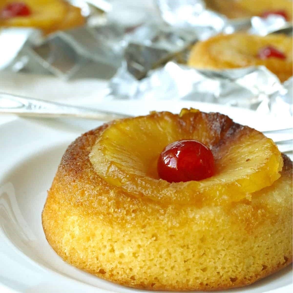 Grilled Pineapple Upside Cakes Grilled Pineapple Upside Cakes