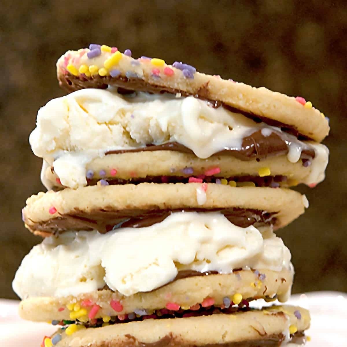 Nutella Ice Cream Sandwich