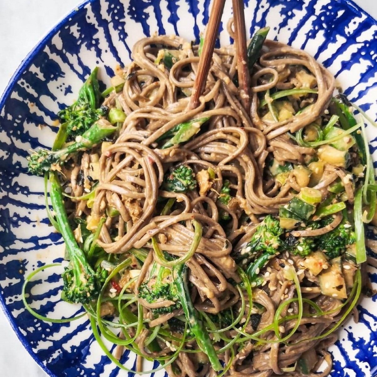Sesame Soba Noodle Salad