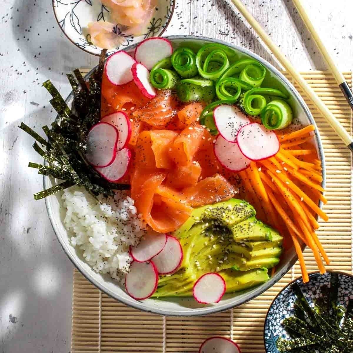 Sushi Salad Deconstructed Sushi Bowl